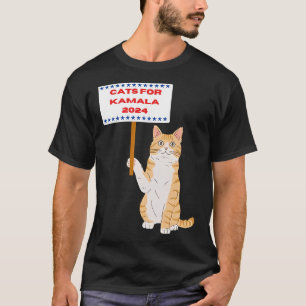 Camiseta Gatos Para Kamala Harris Vota Presidente 2024 EE. 