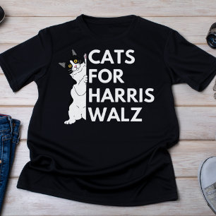 Camiseta Gatos para la campaña Harris Walz 2024