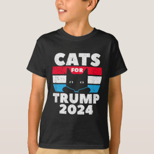 Camiseta Gatos Para Las Elecciones De Trump 2024