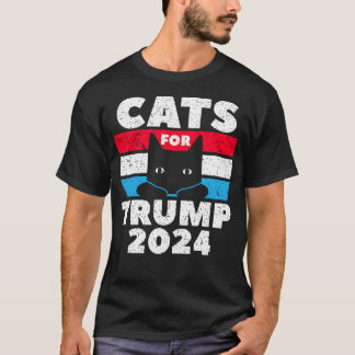 Camiseta Gatos Para Las Elecciones De Trump 2024