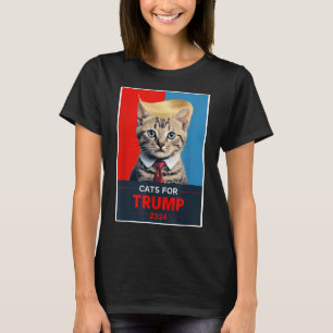Camiseta Gatos Para Las Elecciones De Trump 2024 _1