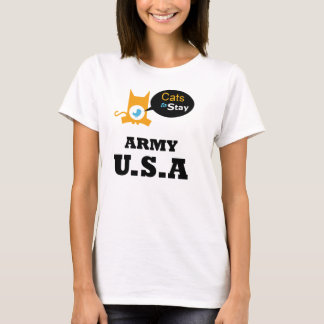 Camiseta Gatos para permanecer el sector de los amantes del