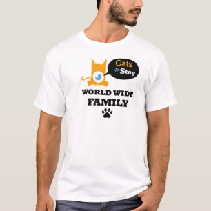 Camiseta Gatos para permanecer el uniforme mundial de la