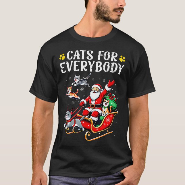 Camiseta Gatos para todos (Anverso)
