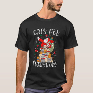 Camiseta Gatos Para Todos Los Famosos Navidades Gato Gracio