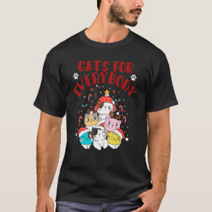 Camiseta Gatos Para Todos Los Navidades De Santa Cuestan Ga