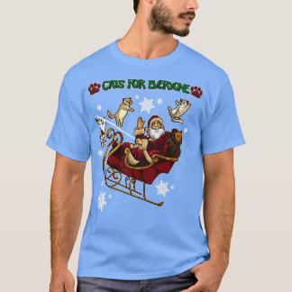 Camiseta Gatos Para Todos Los Que Papá Noel Regala Gatitos