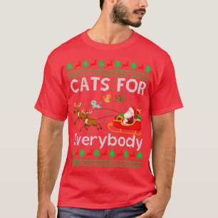 Camiseta Gatos Para Todos Navidades De Santa Gracia