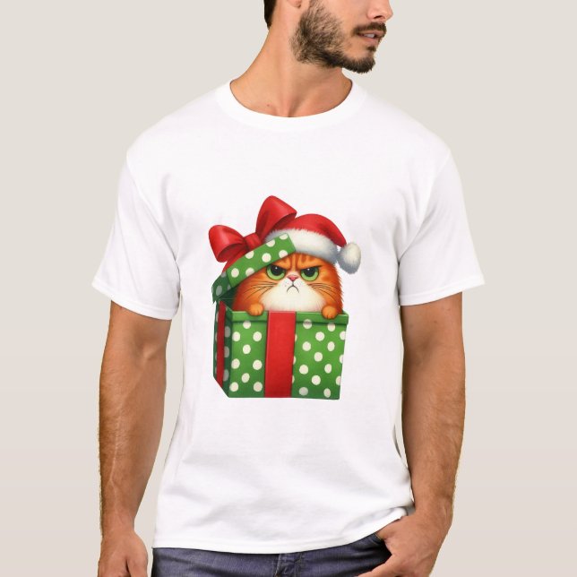 Camiseta Gatos Para Todos Navidades Gato Graciosas Mujeres  (Anverso)