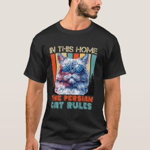 Camiseta Gatos Persas EN CASA EL GATO PERSA MANDA Vin