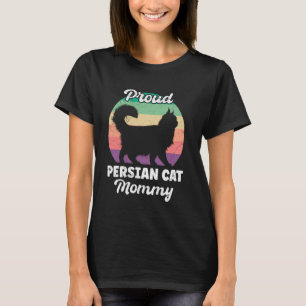 Camiseta Gatos Persas ORGULLOSA MAMÁ GATO PERSA Gato Persa 