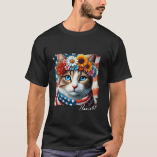 Camiseta Gatos por Kamala Harris 2024 Presidente 47 Camiset
