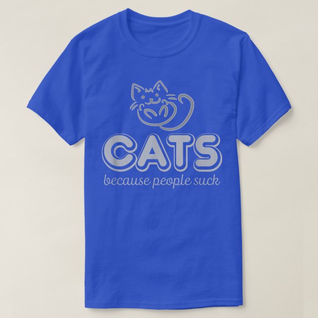 Camiseta Gatos Porque La Gente Se Enfrenta De Amantes Graci (Diseño del anverso)