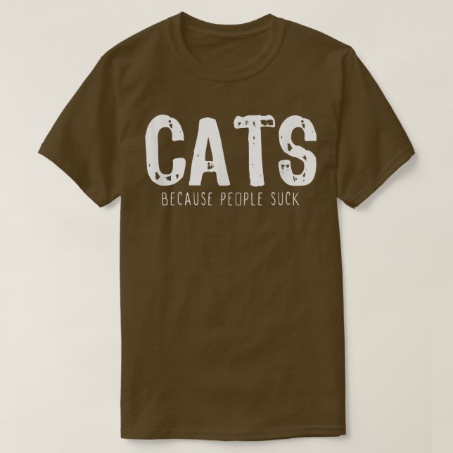 Camiseta Gatos Porque La Gente Se Mueve Graciosa Y Amante R (Diseño del anverso)