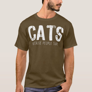 Camiseta Gatos Porque La Gente Se Mueve Graciosa Y Amante R