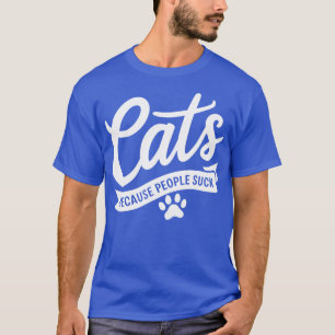 Camiseta gatos porque personas 1