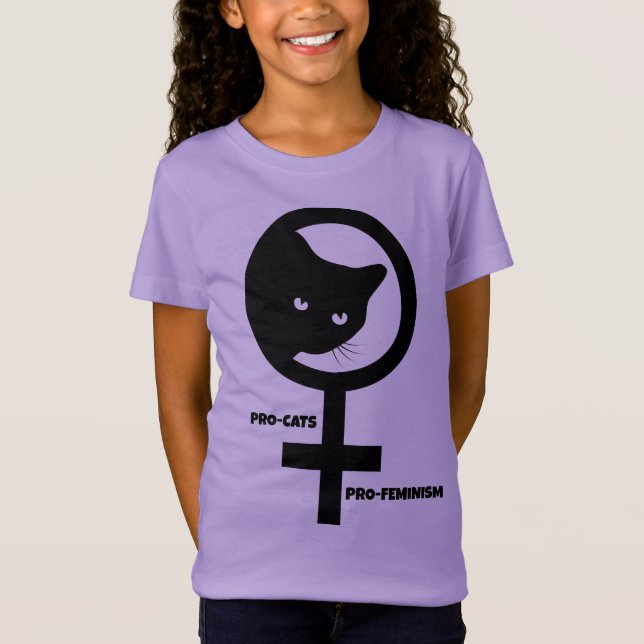 Camiseta Gatos pro feminismo (Anverso)