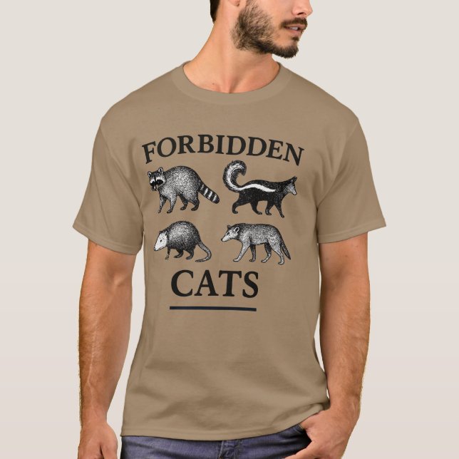 Camiseta Gatos prohibidos (Anverso)
