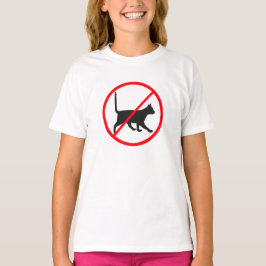 Camiseta ¡Gatos prohibidos!