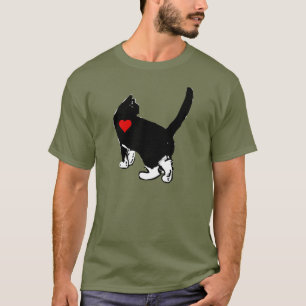 Camiseta Gatos que muestran amor