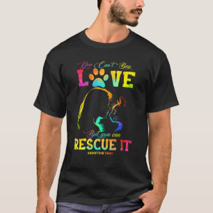 Camiseta Gatos Que No Puedes Comprar Amor Pero Puedes Resca