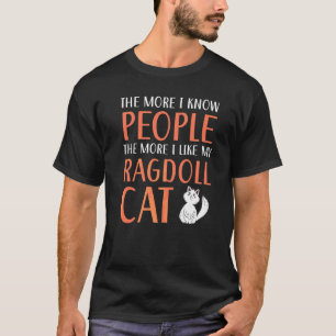 Camiseta Gatos Ragdoll Dueño Gatito Pata Amor Maullido Gati