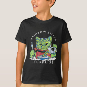 Camiseta Gatos Rainbow Kitten Surprise Cute Etro Animal