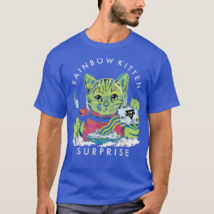 Camiseta Gatos Rainbow Kitten Surprise Cute Etro Animal