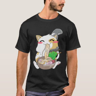Camiseta Gatos Ramen Noodles Anime