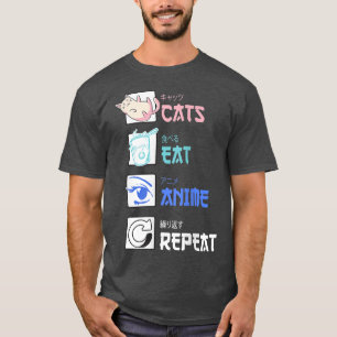 Camiseta Gatos Ramen y Gatos y ánime Lover 