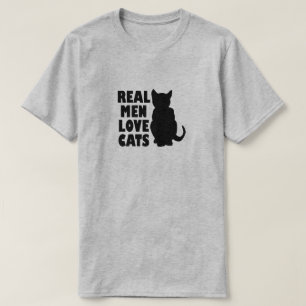 CAMISETA GATOS REALES DEL AMOR DE LOS HOMBRES