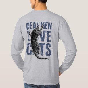 Camiseta Gatos reales del amor de los hombres