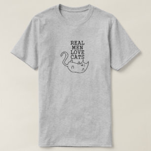 CAMISETA GATOS REALES DEL AMOR DE LOS HOMBRES