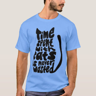 Camiseta gatos retro del amor