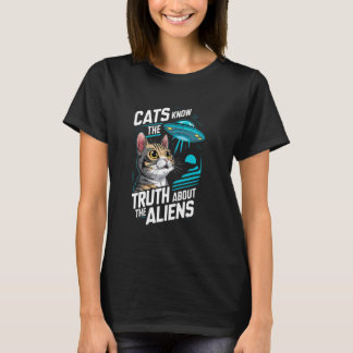 Camiseta Gatos Saben La Verdad Sobre La Conspiración De Gat