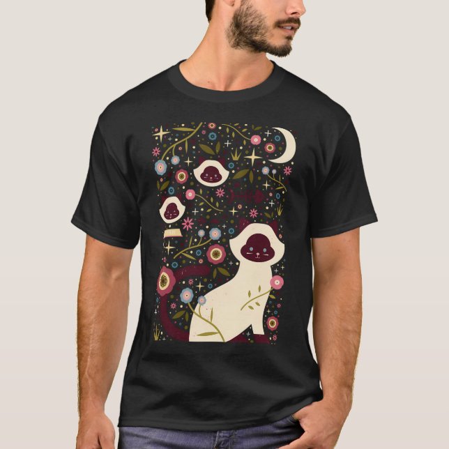 Camiseta Gatos siameses (Anverso)
