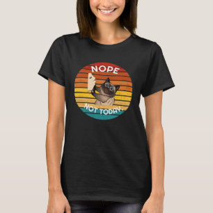 Camiseta Gatos Siameses Mujeres No Hoy Sunset Retro Kitt