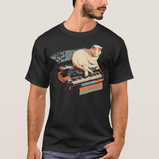 Camiseta Gatos Sintetizadores Para Música