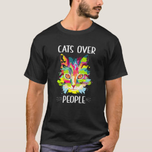 Camiseta Gatos sobre personas Introvertido Gato Antisocial