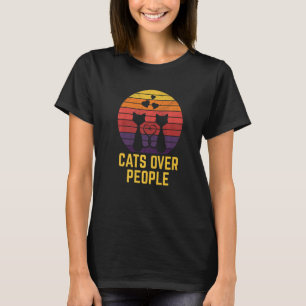 Camiseta Gatos sobre personas introvertidos gato antisocial