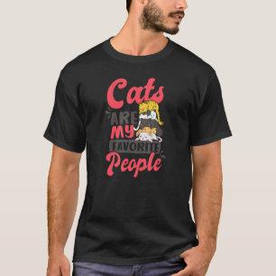 Camiseta Gatos Son Gente Favorita Loca Gatos Mamá