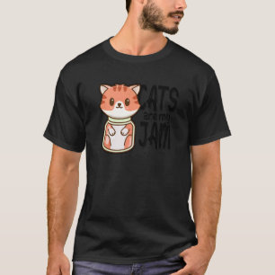Camiseta Gatos Son Mi Mermelada Dueño de Gato Entrenamiento