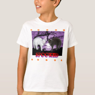 Camiseta Gatos Spooked