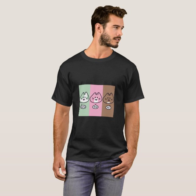 Camiseta Gatos Spumoni (Anverso completo)