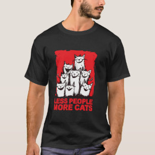 Camiseta Gatos sueltos aman Declaraciones alegres más gatos