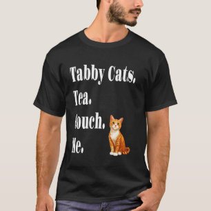 Camiseta Gatos Tabby Divertidos Té Sofá Me Gato Naranja Tab