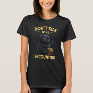 Camiseta Gatos Tejidos No Me Hables Estoy Contando Tejido