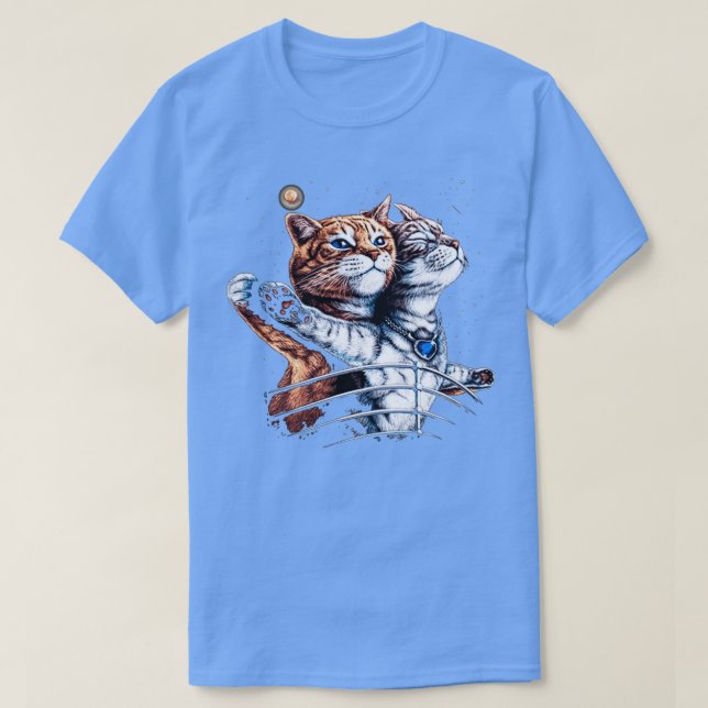 Camiseta Gatos Titanicos (Diseño del anverso)