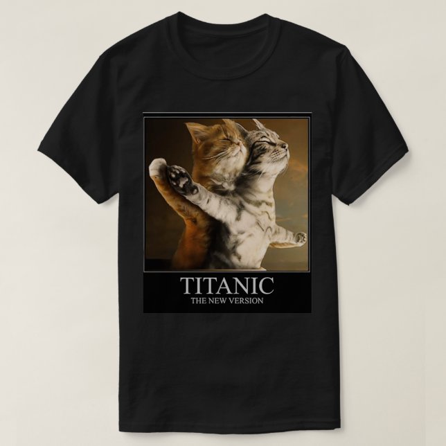 Camiseta Gatos titanicos Esencial TShirt (Diseño del anverso)