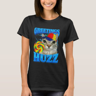 Camiseta Gatos Tontos Divertidos Meme Saludos Huzz Lollipop